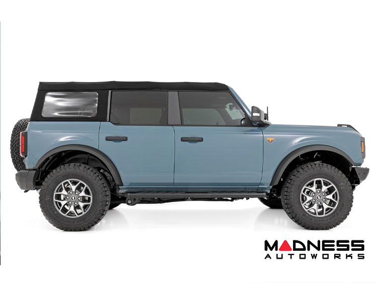 Ford Bronco Running Boards - BA2 Side Steps - Rough Country - 4 Door